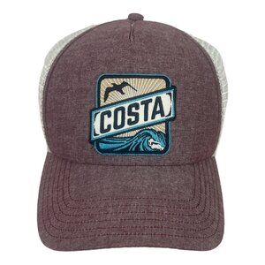 Costa Del Mar Trucker Hat Cap Snap Back